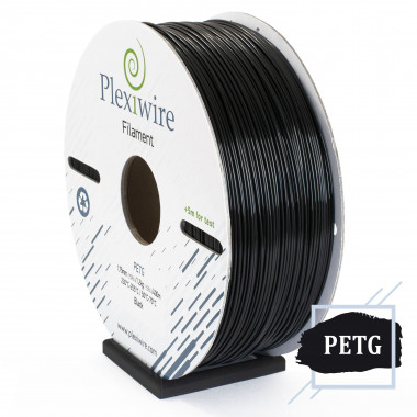 PETG plastic for 3D printer BLACK 1.75mm PETG plastic for 3D printer BLACK 1.75mm