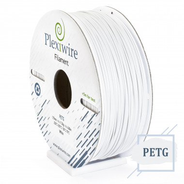 PETG plastic pentru imprimanta 3D ALB 1.75mm PETG plastic pentru imprimanta 3D ALB 1.75mm