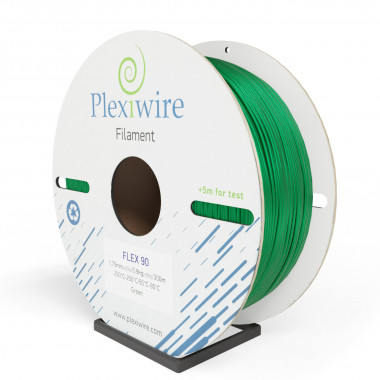 Plastic FLEX 90 pentru imprimanta 3D VERDE 1.75mm