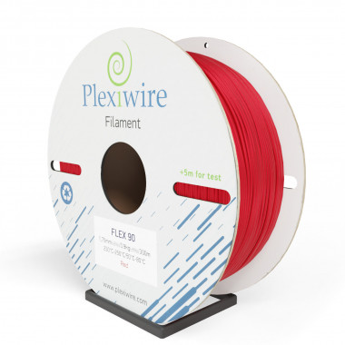 Plastic FLEX 90 pentru imprimanta 3D ROȘU 1.75mm Plastic FLEX 90 pentru imprimanta 3D ROȘU 1.75mm