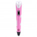 Pix 3D Air Pen 2S VIP, culoare ROZ + Set filament PLA Eco (20 culori, 100 metri)