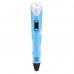 Pix 3D Air Pen 2S VIP, culoare ALBASTRU + Set filament PLA Eco (20 culori, 100 metri)