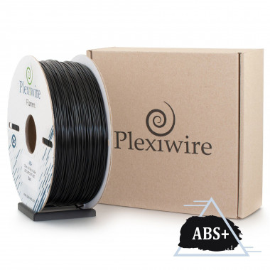 Filament ABS+ pentru imprimante 3D negru 1.75mm