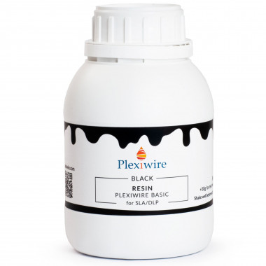 Rășină fotopolimerică Plexiwire Resin Basic 0.5kg Black Rășină fotopolimerică Plexiwire Resin Basic 0.5kg Black